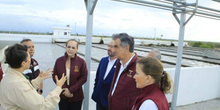 Supervisa Américo rehabilitación de tratadora de aguas residuales en Nuevo Laredo