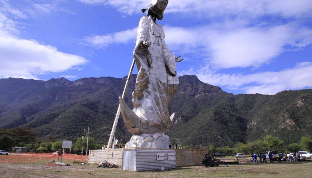 La escultura de la Virgen de la Misericordia avanza hacia su entrega; será inaugurada el próximo 12 de diciembre