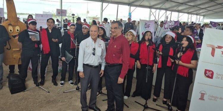 Lleva Colegio de San Juan Siglo XXI esperanza y armonía a Brigada “Transformando Familias” en Matamoros