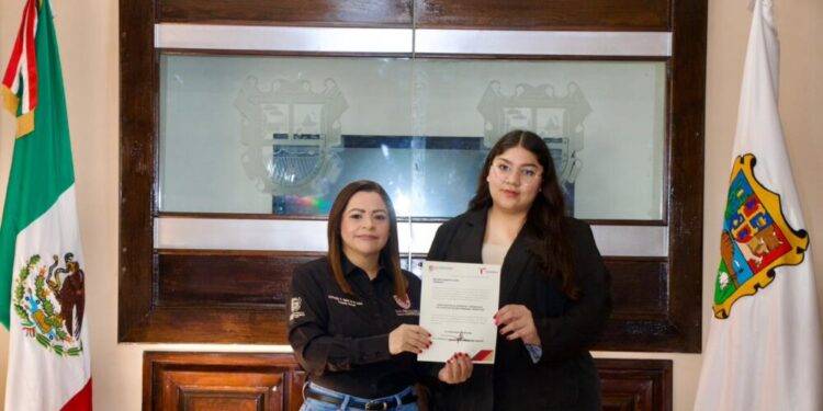 Nombra alcaldesa Verónica Aguirre a nueva titular de Juventud y Tecnología municipal