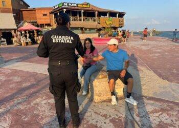 Implementa Guardia Estatal de Género campaña contra la violencia familiar en Playa Miramar
