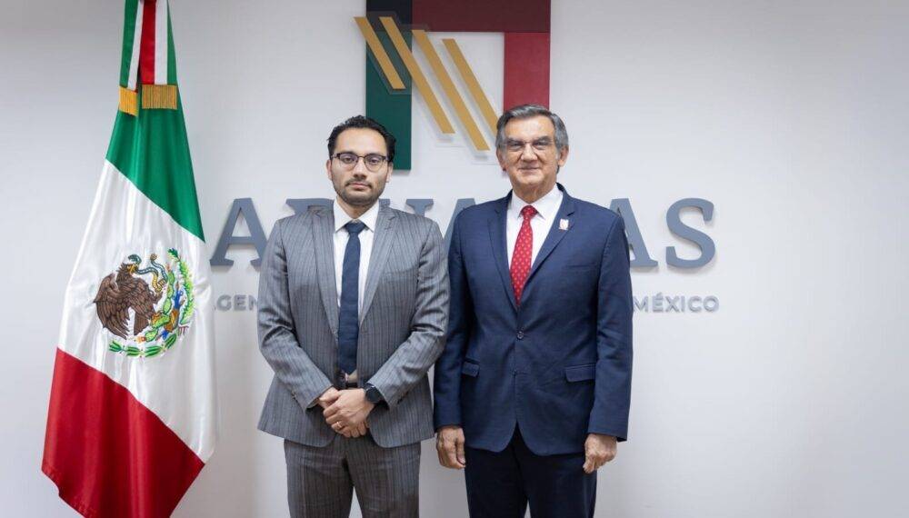 Se reúne Américo con nuevo titular de Aduanas; impulsa proyectos estratégicos en Tamaulipas