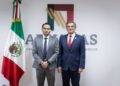 Se reúne Américo con nuevo titular de Aduanas; impulsa proyectos estratégicos en Tamaulipas