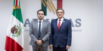 Se reúne Américo con nuevo titular de Aduanas; impulsa proyectos estratégicos en Tamaulipas