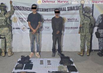 Cae Iván Raymundo Olivas, alias ‘El 24’, jefe de la facción del grupo criminal ‘Chapo Isidro’, y 10 más en Sinaloa