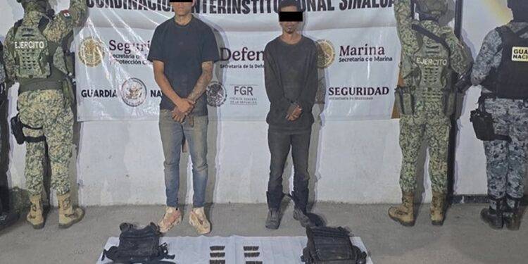 Cae Iván Raymundo Olivas, alias ‘El 24’, jefe de la facción del grupo criminal ‘Chapo Isidro’, y 10 más en Sinaloa