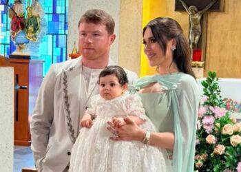 Así fue la lujosa fiesta del bautizo de Eva Victoria, la hija menor de Saúl Canelo Álvarez y Fernanda Gómez