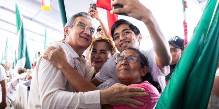 «Cuenta con el pueblo de Tamaulipas», expresa Américo Villarreal a Claudia Sheinbaum