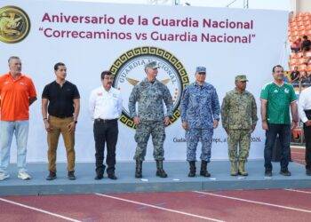 Celebran partido amistoso Correcaminos UAT Premier  y Guardia Nacional