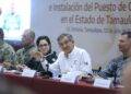 Instalan CNPC y Gobierno de Tamaulipas Puesto de Comando Interinstitucional para fortalecer la atención ante lluvias y ciclones