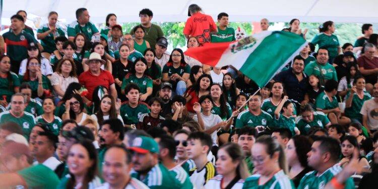 Reúne Fan Fest a más de 4 mil tamaulipecos para apoyar a la Selección Mexicana