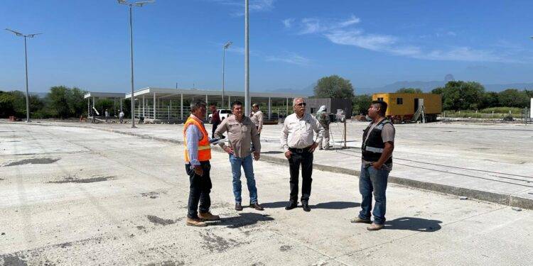 Supervisan avance de la Estación Cuarentenaria Estatal «La Gloria»