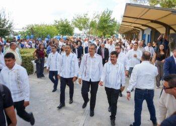 Inauguran Américo y Dámaso nuevos espacios universitarios en Nuevo Laredo