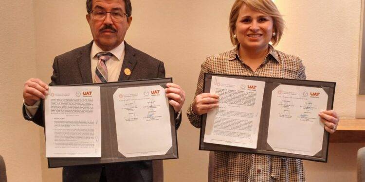 Firma rector de la UAT convenio nacional con el Instituto Mexicano de Contadores Públicos