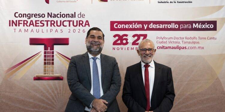 Agua, conectividad e inversiones para México: Tamaulipas será sede del Congreso Nacional de Infraestructura 2026