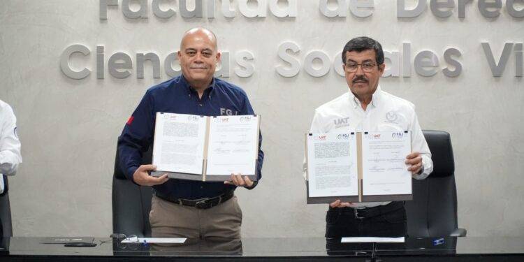 UAT y FGJT suman esfuerzos en favor de la formación jurídica en Tamaulipas